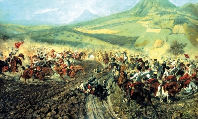 Rakouské a pruské jezdectvo pod Lovošem, 
Rudolf Ottenfeld