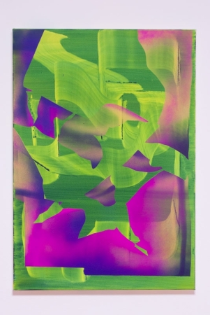 Tomáš Predka, GLOW, olej, akryl, plátno, 100 x 70 cm, 2021