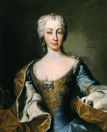 Marie Terezie, obraz Gabriello Mattei, asi 1736–1740