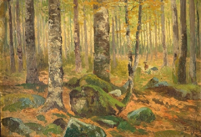 Václav Březina, Březový les, 1900