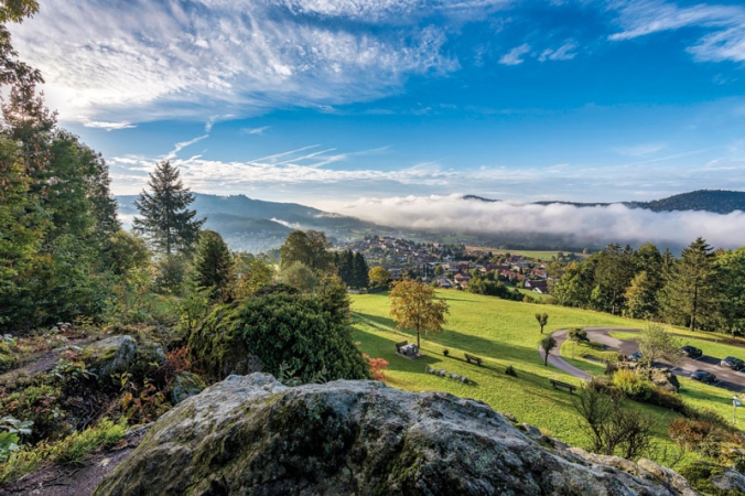 Bodenmais, panorama Bavorského lesa