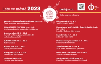 Léto ve městě 2023 budejce.cz