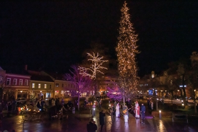 Rozsvícení vsetínského vánočního stromu