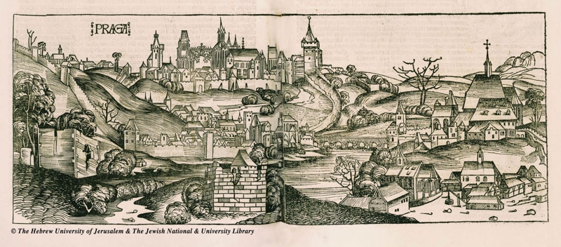 Nejstarší pohled na Prahu 1493