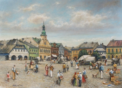 Trh na Starém náměstí v Rychnově, Josef Vašák