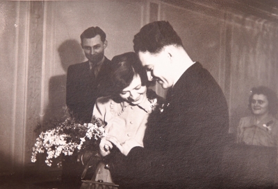 Robert a Zdenka 4. 1. 1951