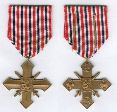 Československý
válečný kříž 1939