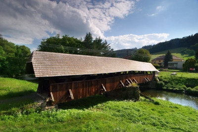 28. Dřevěný most v Černvíru