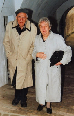 With husband Jiří