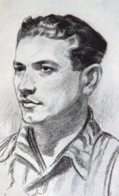 Portrait of A. Burger painted by a fellow prisoner