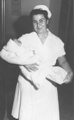 Judith pracovala jako sestra v nemocnici
35 let, foto z roku 1962