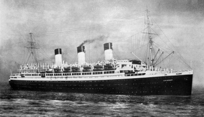 Cap Arcona, luxurious German ocean liner