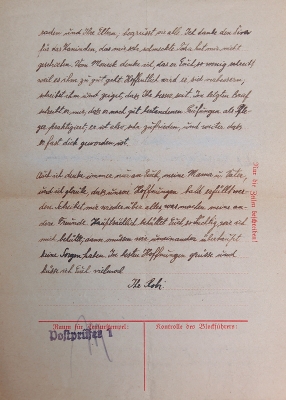 Letter from Buchewald, February 15, 1943