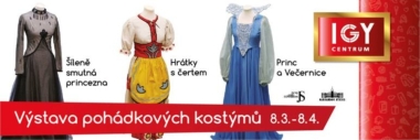 Výstava pohádkových kostýmů v Českých Budějovicích