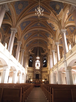 Interiér Velké synagogy