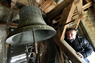 Zvon z radošovského kostela 