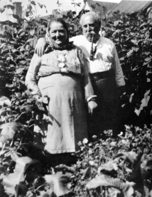 Grandad Bedřich and grandma Arnoštka