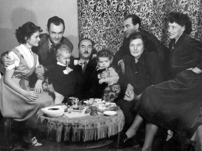 MUDr. Josef Ledeč among his family