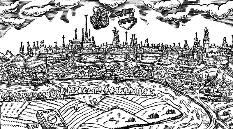Žatec roku 1602