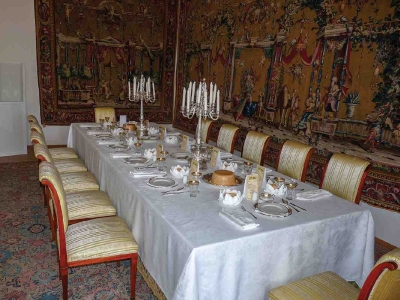 Hraběcí jídelna v zámku Náměšť nad Oslavou