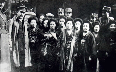 Felix’s uncle with Japanese refugees in Vladivostok