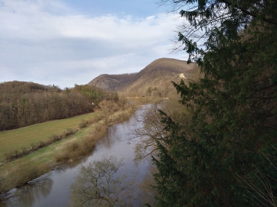 Pohled do údolí řeky Berounky