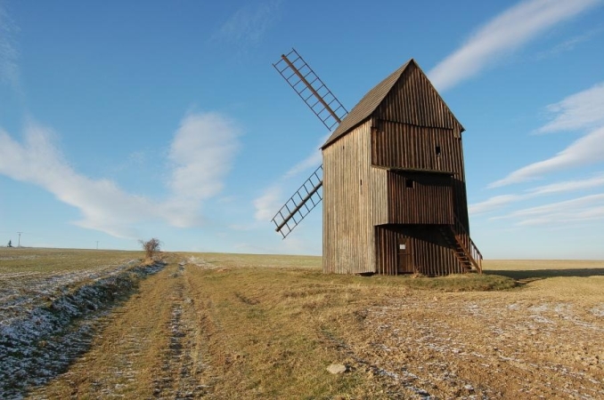Větrný mlýn - Bravinné–Dolní Nový Dvůr