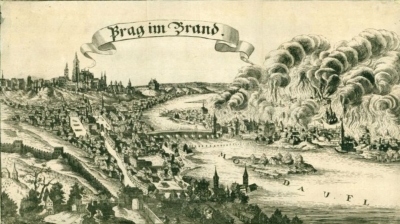 „Francouzský“ požár Prahy