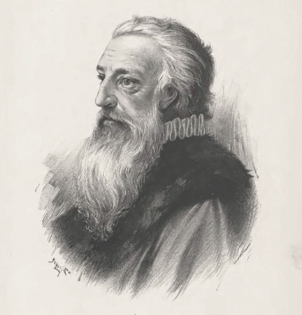 Daniel Adam z Veleslavína, portrét J. Vilímek