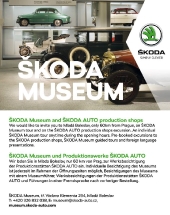ŠKODA Museum and ŠKODA AUTO production shops