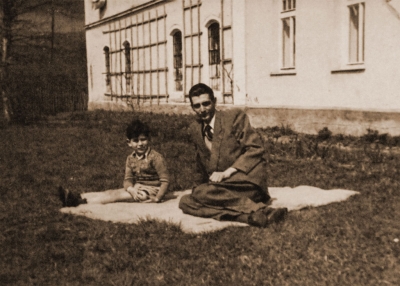 Jiří Jelínek a André Lenard, 1946 