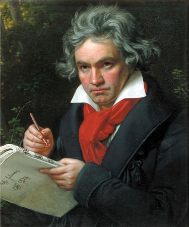 Ludwig van Beethoven na portrétu Josepha Karla Stielera (1820)