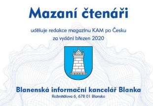 Březen 2020 Blanenská informační kancelář Blanka