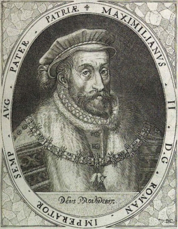 Maxmilián II. Habsburský, autor Dominicus Custos