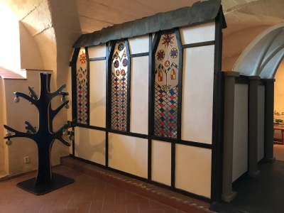 Část nové expozice – klášter