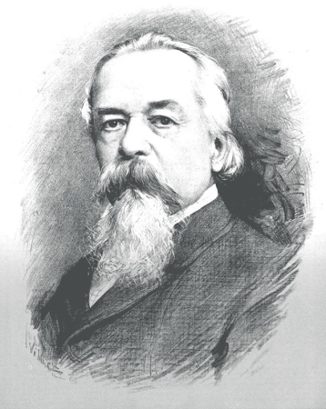Karel Javůrek na portrétu Jana Vilímka z roku 1885