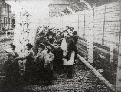 Koncentrační tábor Auschwitz, Jiří a Josef – druhý a třetí zpředu