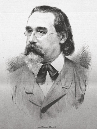 Eduard Herold na portrétu z roku 1885