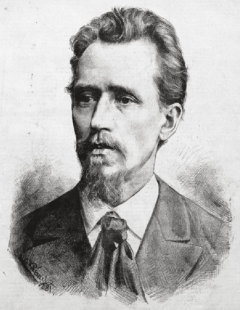 J. V. Sládek na portrétu J. Vilímka z roku 1881