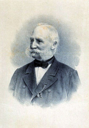 Portrét Emanuela Maxe z vlastní životopisné knihy, před r. 1901