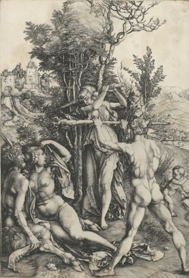 Albrecht Dürer, Alegorie žárlivosti (Herkules), kolem 1500, Karáskova galerie, OUS PNP