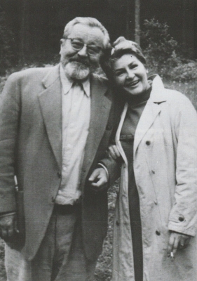 Kamila Moučková s Janem Werichem, Velhartice, 20. 8. 1968