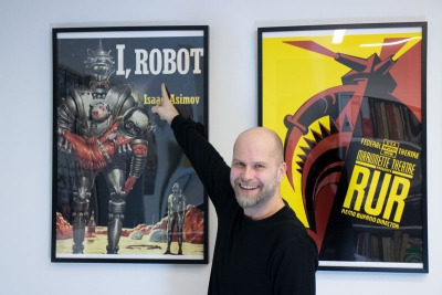 Al: Když robot píše hru, ředitel ŠD a režisér Daniel Hrbek, 
foto © Richard Moučka
