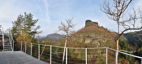 Skalní hrad Falkenštejn